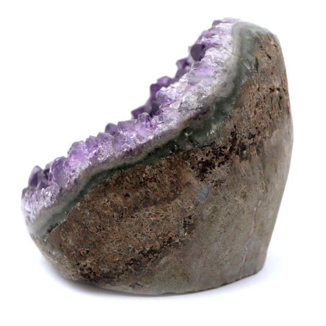 アメジスト クラスター 側面磨き AAA ドゥルーザ 紫水晶 置き物 原石 ウルグアイ産 天然石 1点物 2月 誕生石 天然石 amethyst