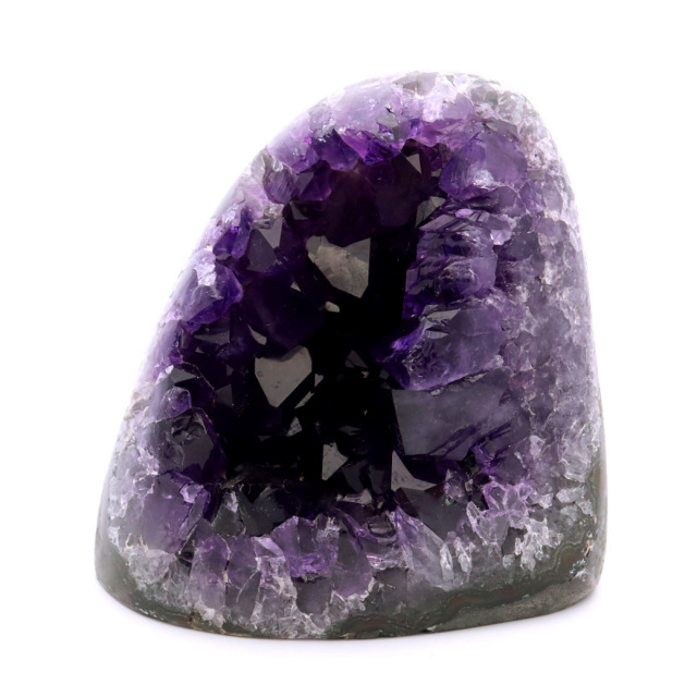 アメジスト クラスター 側面磨き 紫水晶 置き物 原石 ウルグアイ産 天然石 AAA 1点物 2月 誕生石
