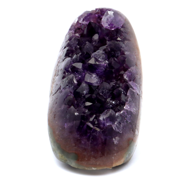 アメジスト クラスター 側面磨き AAA ドゥルーザ 紫水晶 置き物 原石 ウルグアイ産 天然石 1点物 2月 誕生石 天然石 amethyst
