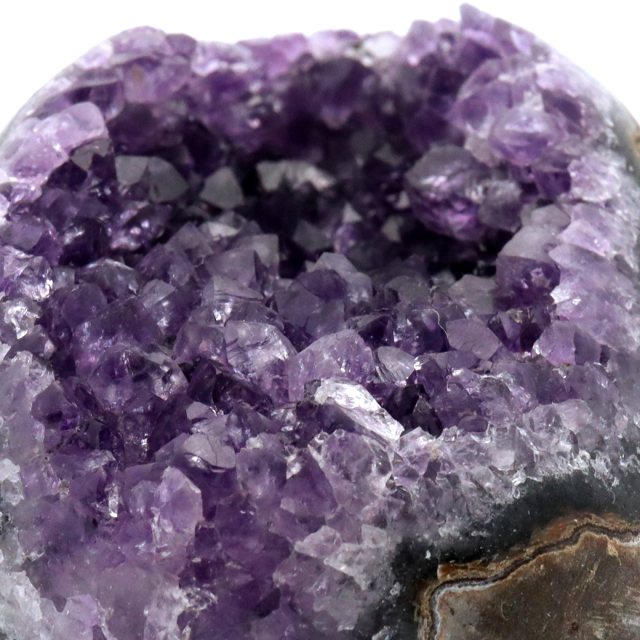 アメジスト クラスター 側面磨き AAA ドゥルーザ 紫水晶 置き物 原石 ウルグアイ産 天然石 1点物 2月 誕生石 天然石 amethyst