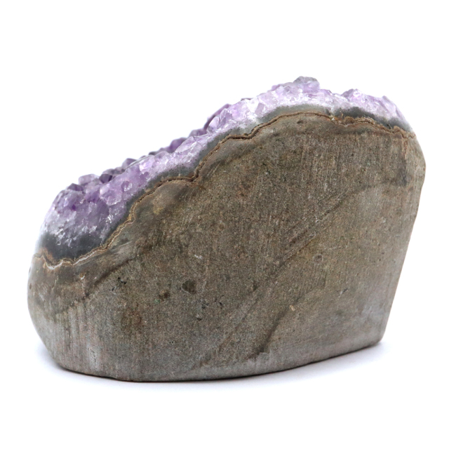 アメジスト クラスター 側面磨き AAA ドゥルーザ 紫水晶 置き物 原石 ウルグアイ産 天然石 1点物 2月 誕生石 天然石 amethyst