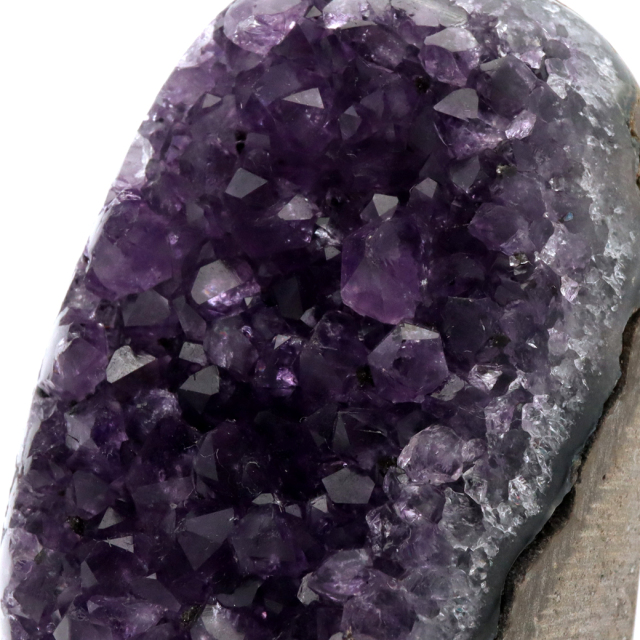 アメジスト クラスター 側面磨き AAA ドゥルーザ 紫水晶 置き物 原石 ウルグアイ産 天然石 1点物 2月 誕生石 天然石 amethyst