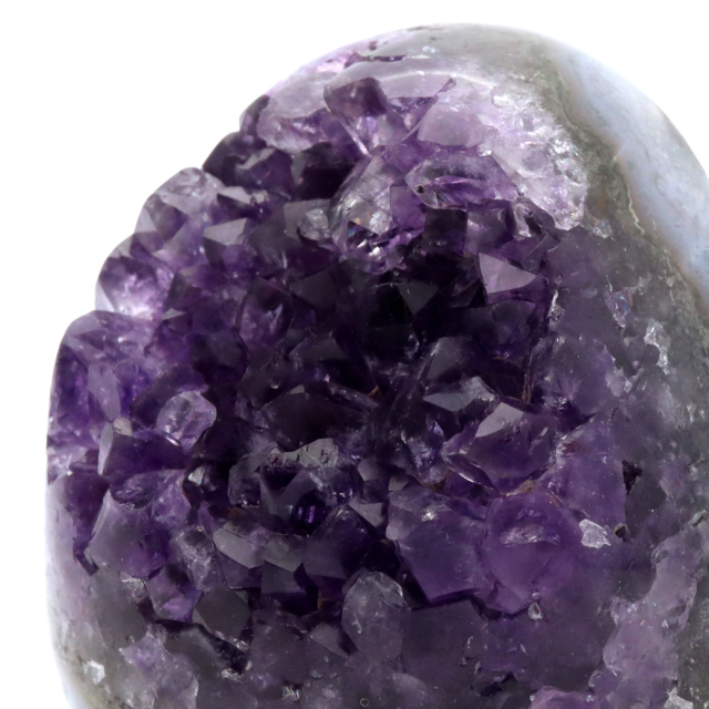 アメジスト クラスター 側面磨き AAA ドゥルーザ 紫水晶 置き物 原石 ウルグアイ産 天然石 1点物 2月 誕生石 天然石 amethyst