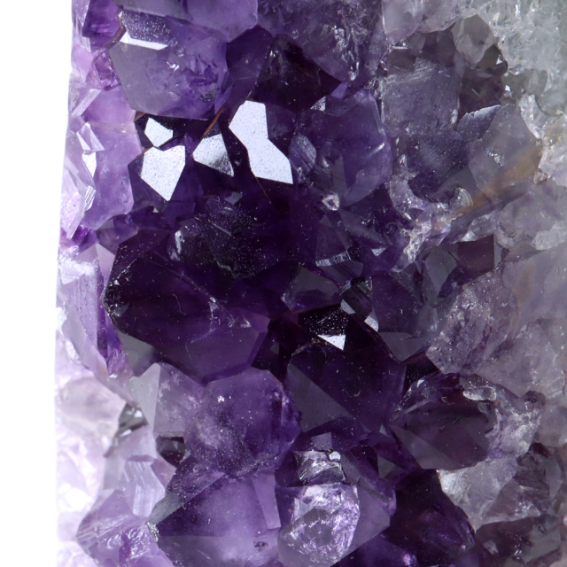 アメジスト クラスター 側面磨き AAA ドゥルーザ 紫水晶 置き物 原石 ウルグアイ産 天然石 1点物 2月 誕生石 天然石 amethyst