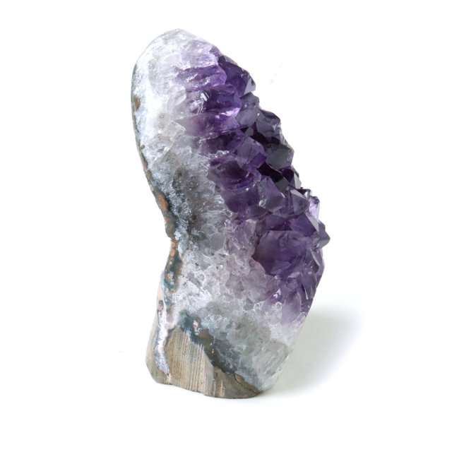 アメジスト クラスター 側面磨き AAA ドゥルーザ 紫水晶 置き物 原石 ウルグアイ産 天然石 1点物 2月 誕生石 天然石 amethyst