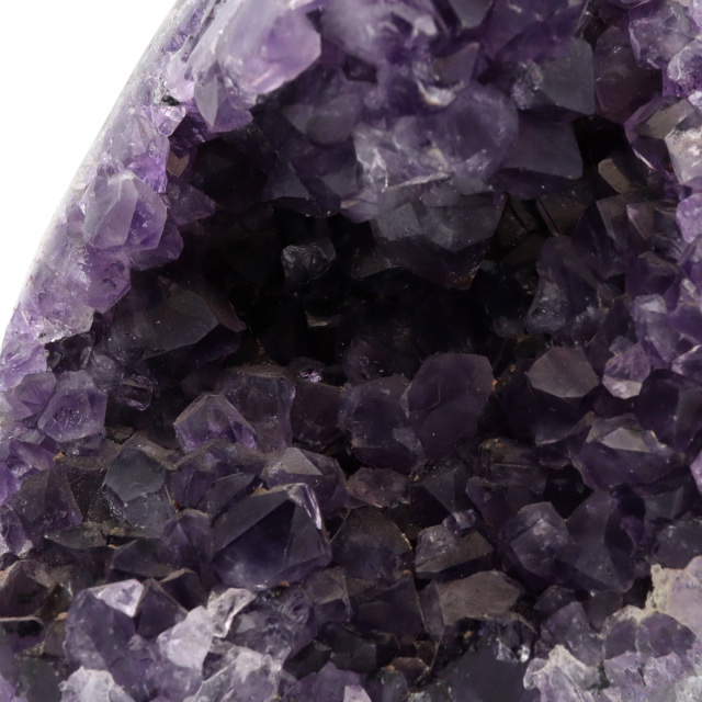 アメジスト クラスター 側面磨き AAA ドゥルーザ 紫水晶 置き物 原石 ウルグアイ産 天然石 1点物 2月 誕生石 天然石 amethyst
