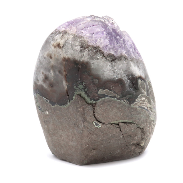 アメジスト クラスター 側面磨き AAA ドゥルーザ 紫水晶 置き物 原石