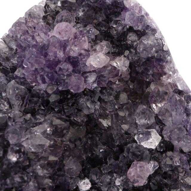 アメジスト クラスター 側面磨き AAA ドゥルーザ 紫水晶 置き物 原石 ウルグアイ産 天然石 1点物 2月 誕生石 天然石 amethyst