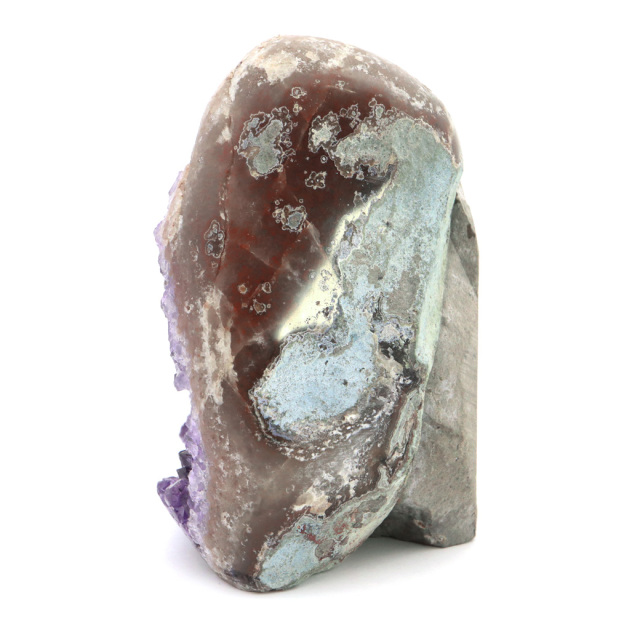 アメジスト クラスター 側面磨き AAA ドゥルーザ 紫水晶 置き物 原石 ウルグアイ産 天然石 1点物 2月 誕生石 天然石 amethyst