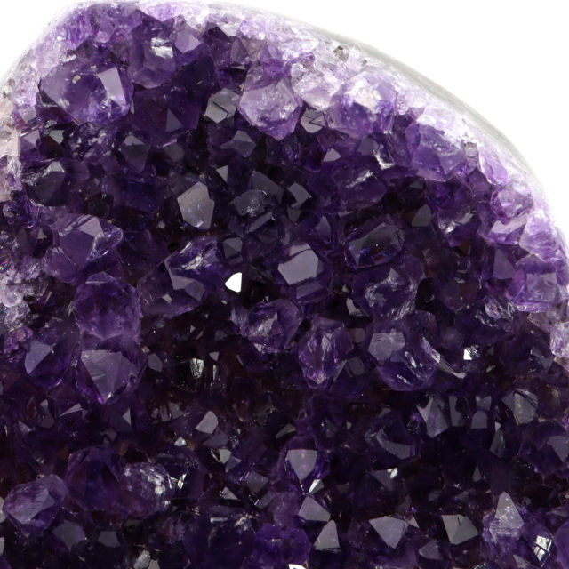 アメジスト クラスター 側面磨き AAA ドゥルーザ 紫水晶 置き物 原石 ウルグアイ産 天然石 1点物 2月 誕生石 天然石 amethyst
