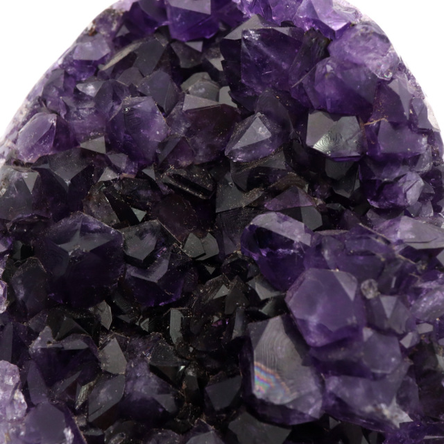 アメジスト クラスター 側面磨き AAA ドゥルーザ 紫水晶 置き物 原石 ウルグアイ産 天然石 1点物 2月 誕生石 天然石 amethyst