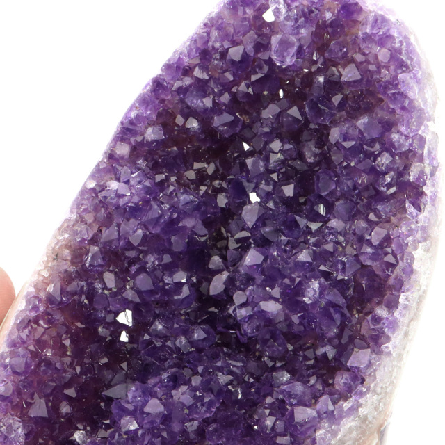 アメジスト クラスター 側面磨き AAA ドゥルーザ 紫水晶 置き物 原石 ウルグアイ産 天然石 1点物 2月 誕生石 天然石 amethyst