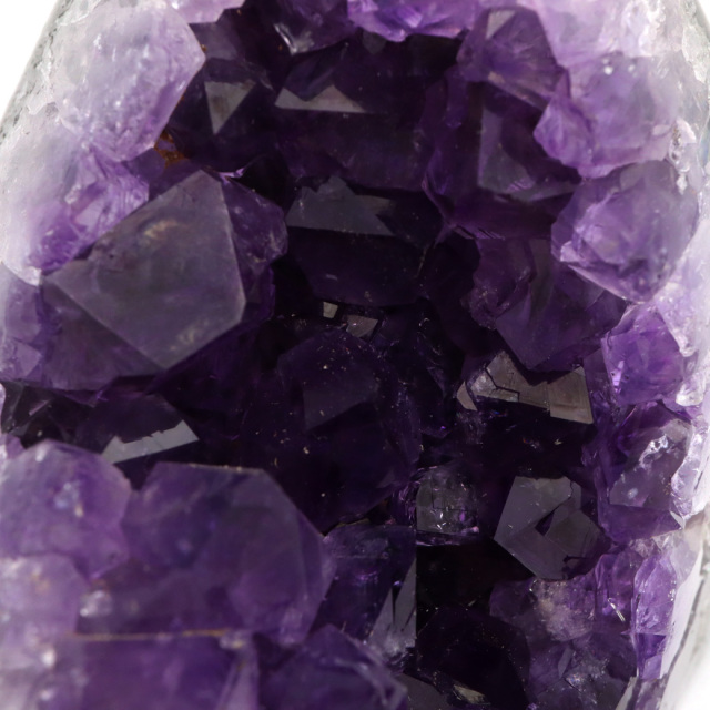 アメジスト クラスター 側面磨き AAA ドゥルーザ 紫水晶 置き物 原石 ウルグアイ産 天然石 1点物 2月 誕生石 天然石 amethyst