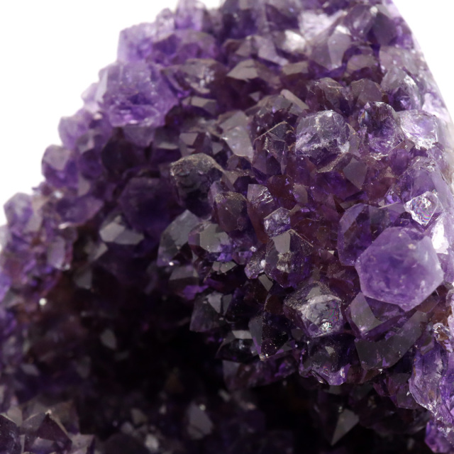 アメジスト クラスター 側面磨き AAA ドゥルーザ 紫水晶 置き物 原石 ウルグアイ産 天然石 1点物 2月 誕生石 天然石 amethyst
