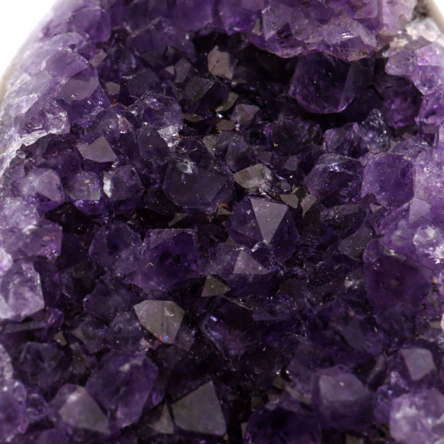 アメジスト クラスター 側面磨き AAA ドゥルーザ 紫水晶 置き物 原石 ウルグアイ産 天然石 1点物 2月 誕生石 天然石 amethyst