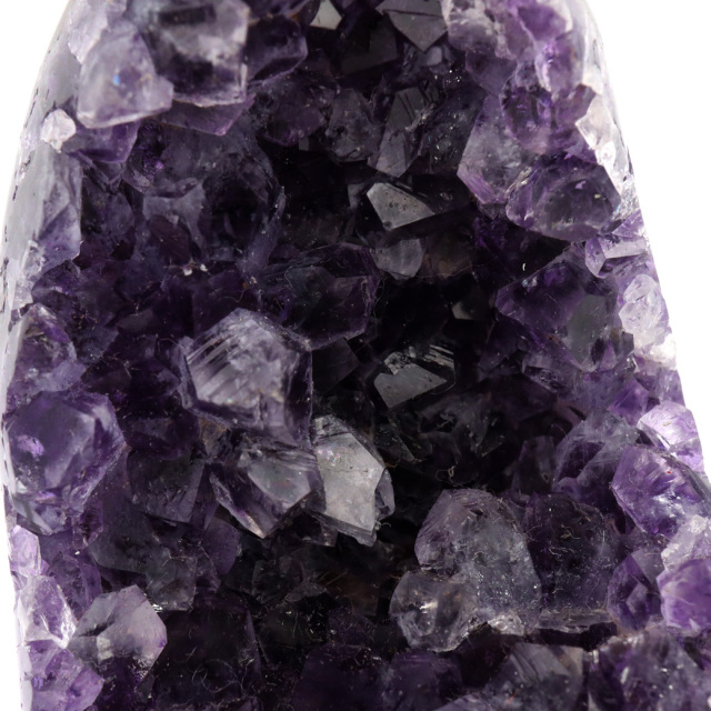 アメジスト クラスター 側面磨き AAA ドゥルーザ 紫水晶 置き物 原石 ウルグアイ産 天然石 1点物 2月 誕生石 天然石 amethyst