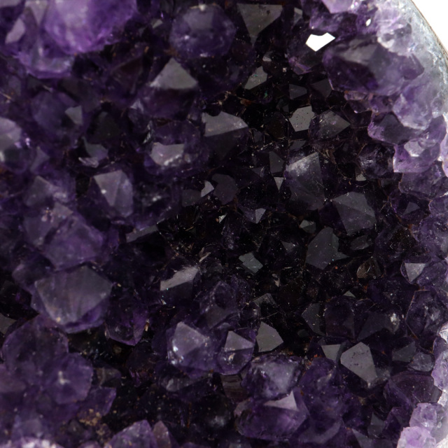アメジスト クラスター 側面磨き AAA ドゥルーザ 紫水晶 置き物 原石 ウルグアイ産 天然石 1点物 2月 誕生石 天然石 amethyst