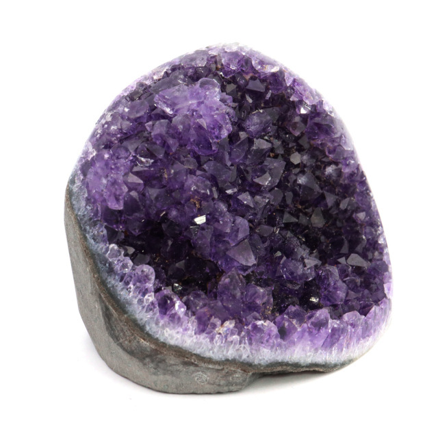 アメジスト クラスター 側面磨き AAA ドゥルーザ 紫水晶 置き物 原石 ウルグアイ産 天然石 1点物 2月 誕生石 天然石 amethyst