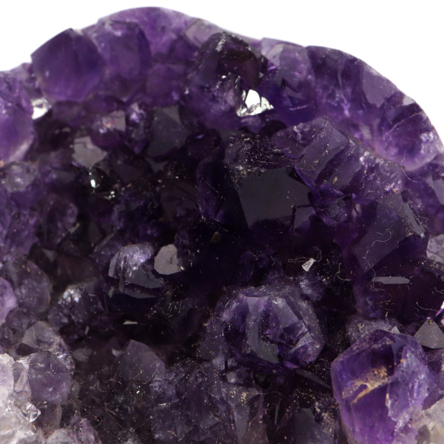 アメジスト クラスター 側面磨き AAA ドゥルーザ 紫水晶 置き物 原石 ウルグアイ産 天然石 1点物 2月 誕生石 天然石 amethyst