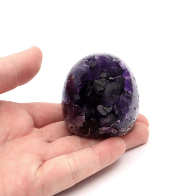 アメジスト クラスター 側面磨き AAA ドゥルーザ 紫水晶 置き物 原石 ウルグアイ産 天然石 1点物 2月 誕生石 天然石 amethyst