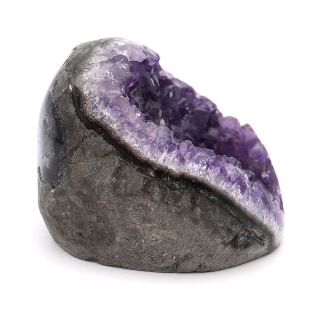 アメジスト クラスター 側面磨き AAA ドゥルーザ 紫水晶 置き物 原石 ウルグアイ産 天然石 1点物 2月 誕生石 天然石 amethyst