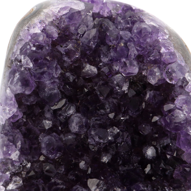 アメジスト クラスター 側面磨き AAA ドゥルーザ 紫水晶 置き物 原石 ウルグアイ産 天然石 1点物 2月 誕生石 天然石 amethyst