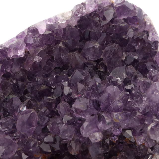 アメジスト クラスター 側面磨き AAA ドゥルーザ 紫水晶 置き物 原石 ウルグアイ産 天然石 1点物 2月 誕生石 天然石 amethyst