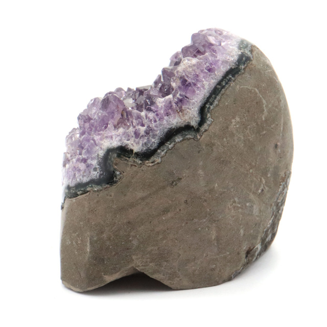 アメジスト クラスター 側面磨き AAA ドゥルーザ 紫水晶 置き物 原石 ウルグアイ産 天然石 1点物 2月 誕生石 天然石 amethyst