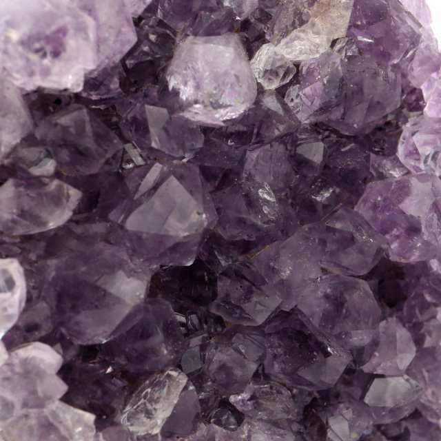 アメジスト クラスター 側面磨き AAA ドゥルーザ 紫水晶 置き物 原石 ウルグアイ産 天然石 1点物 2月 誕生石 天然石 amethyst