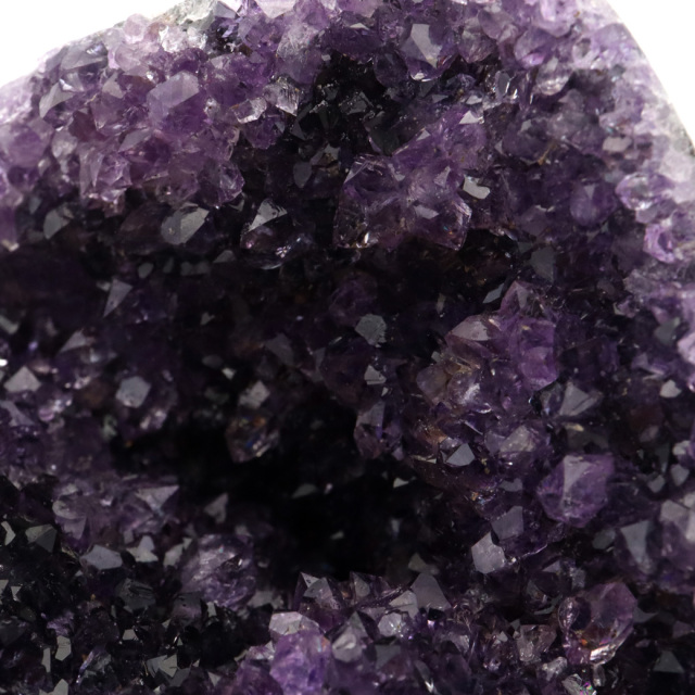アメジスト クラスター 側面磨き AAA ドゥルーザ 紫水晶 置き物 原石 ウルグアイ産 天然石 1点物 2月 誕生石 天然石 amethyst