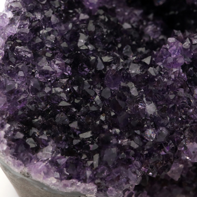 アメジスト クラスター 側面磨き AAA ドゥルーザ 紫水晶 置き物 原石 ウルグアイ産 天然石 1点物 2月 誕生石 天然石 amethyst
