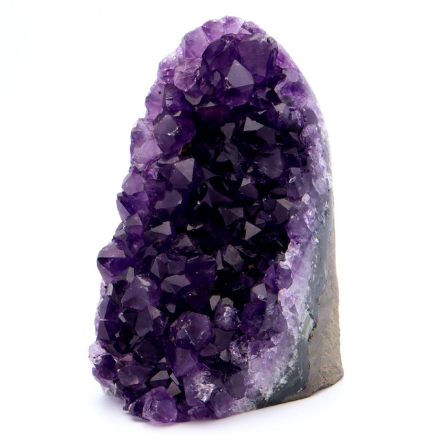 アメジスト クラスター 側面磨き 紫水晶 置き物 原石 ウルグアイ産 天然石 AAA 1点物 2月 誕生石