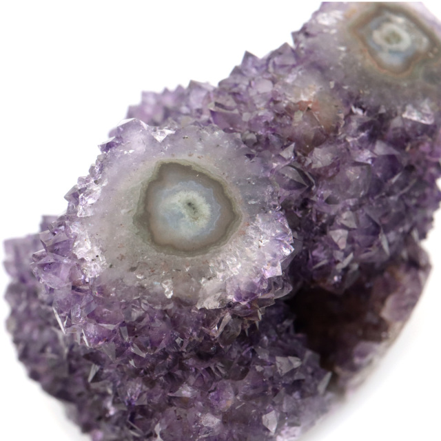 カクタス アメジスト スピリットクォーツ AAA フラワー スタラクタイト 紫水晶 置き物 原石 385g ウルグアイ産 天然石 1点物 2月 誕生石