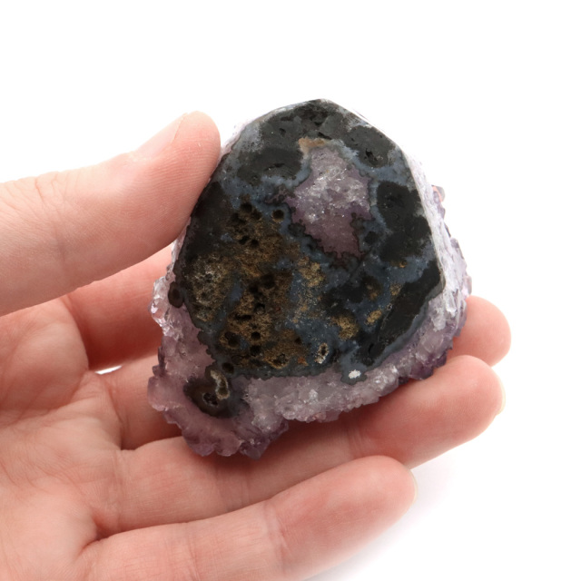 フラワー アメジストスタラクタイト AAA 紫水晶 置き物 原石 114g ウルグアイ産 天然石 1点物 2月 誕生石