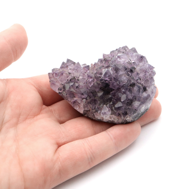フラワー アメジストスタラクタイト AAA 紫水晶 置き物 原石 114g ウルグアイ産 天然石 1点物 2月 誕生石