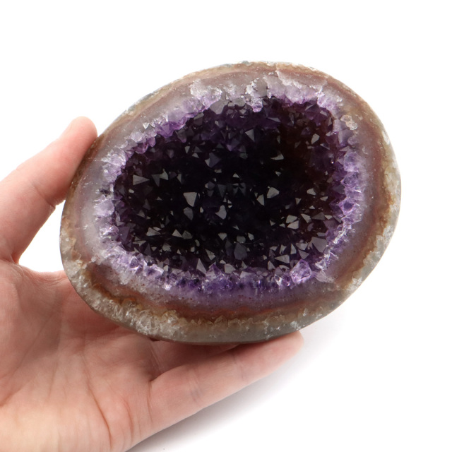 アメジスト ドーム AAA 晶洞 スタンド 台付き オブジェ 紫水晶 置き物 原石 811g ウルグアイ産 天然石 1点物 2月 誕生石