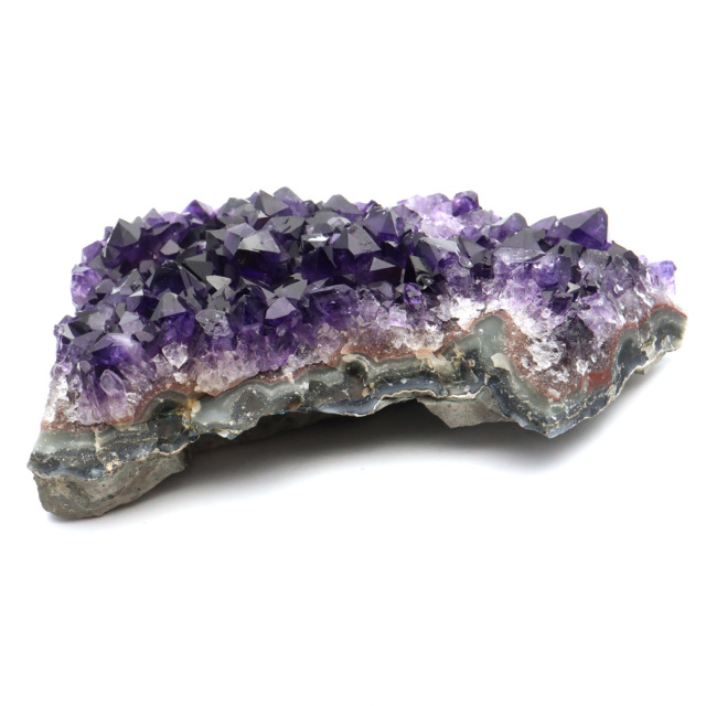 アメジスト クラスター AAAAA ドゥルーザ 紫水晶 置き物 原石 ウルグアイ産 天然石 1点物 2月 誕生石 天然石 amethyst