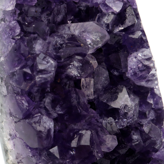 アメジスト クラスター 側面磨き AAA ドゥルーザ 紫水晶 置き物 原石 ウルグアイ産 天然石 1点物 2月 誕生石 天然石 amethyst
