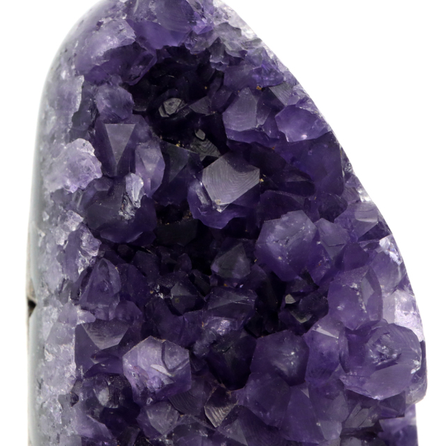 アメジスト クラスター 側面磨き AAA ドゥルーザ 紫水晶 置き物 原石 ウルグアイ産 天然石 1点物 2月 誕生石 天然石 amethyst