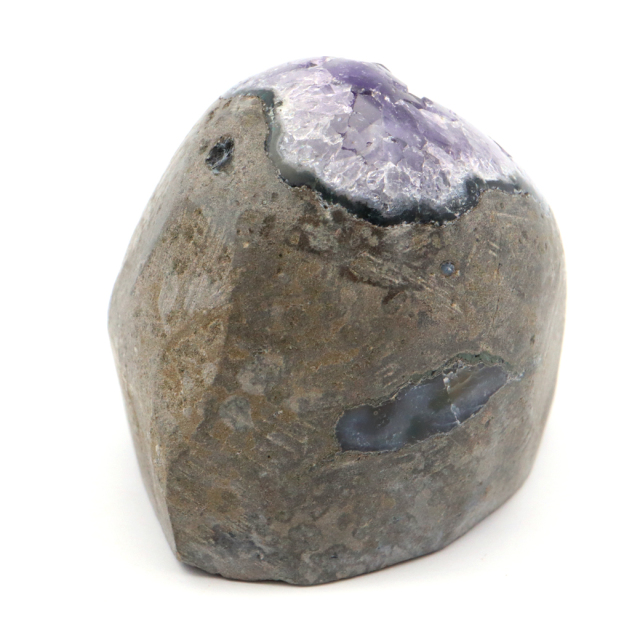 アメジスト クラスター 側面磨き AAA ドゥルーザ 紫水晶 置き物 原石 ウルグアイ産 天然石 1点物 2月 誕生石 天然石 amethyst