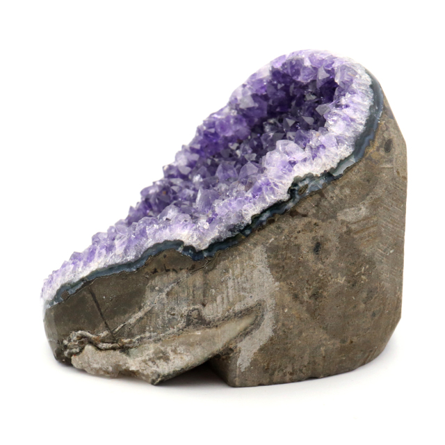 アメジスト クラスター 側面磨き AAA ドゥルーザ 紫水晶 置き物 原石 ウルグアイ産 天然石 1点物 2月 誕生石 天然石 amethyst