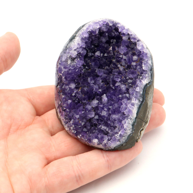 アメジスト クラスター 側面磨き AAA ドゥルーザ 紫水晶 置き物 原石 ウルグアイ産 天然石 1点物 2月 誕生石 天然石 amethyst