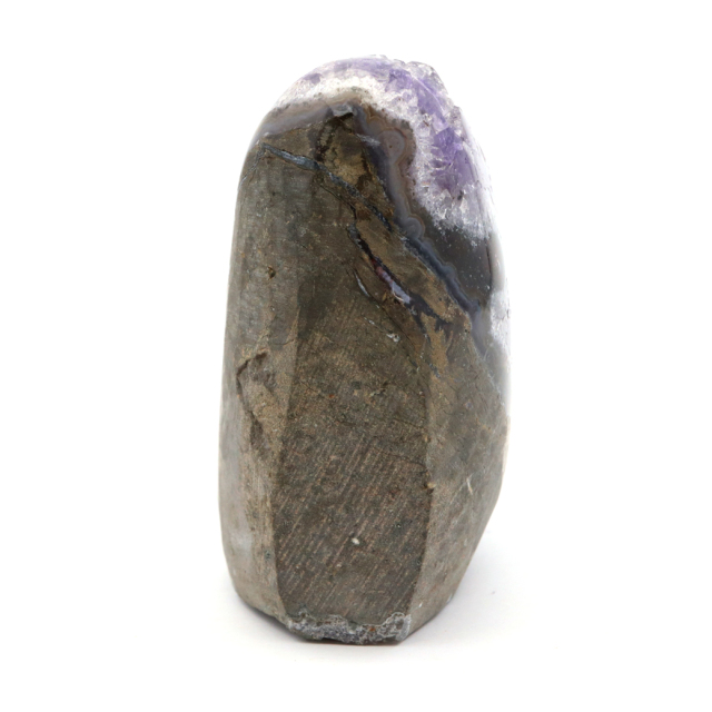 アメジスト クラスター 側面磨き AAA ドゥルーザ 紫水晶 置き物 原石 ウルグアイ産 天然石 1点物 2月 誕生石 天然石 amethyst