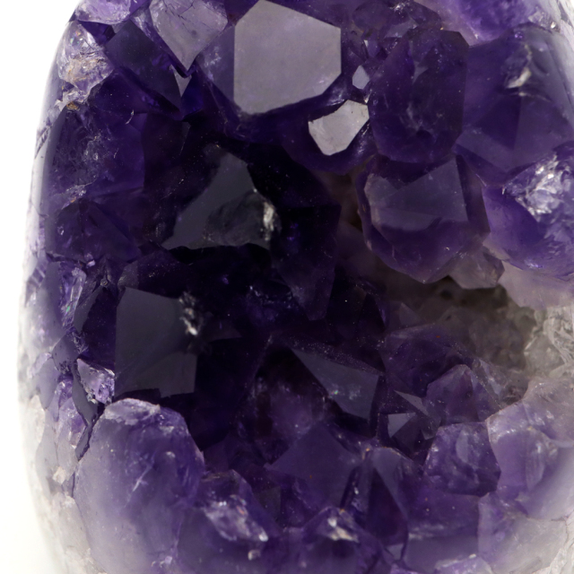 アメジスト クラスター 側面磨き AAA ドゥルーザ 紫水晶 置き物 原石