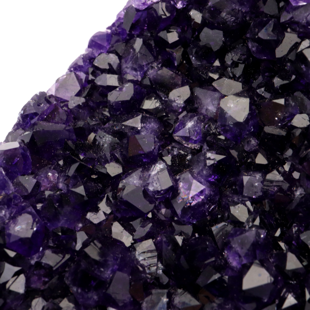 アメジスト クラスター 側面磨き エクストラ グレード EX ドゥルーザ 紫水晶 置き物 原石 ウルグアイ産 天然石 1点物 38月 誕生石