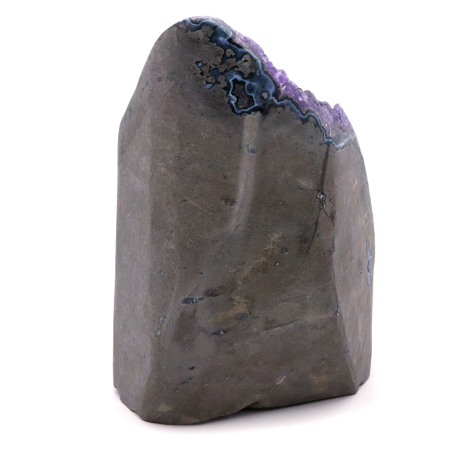 アメジスト クラスター 側面磨き エクストラ グレード EX ドゥルーザ 紫水晶 置き物 原石 ウルグアイ産 天然石 1点物 41月 誕生石