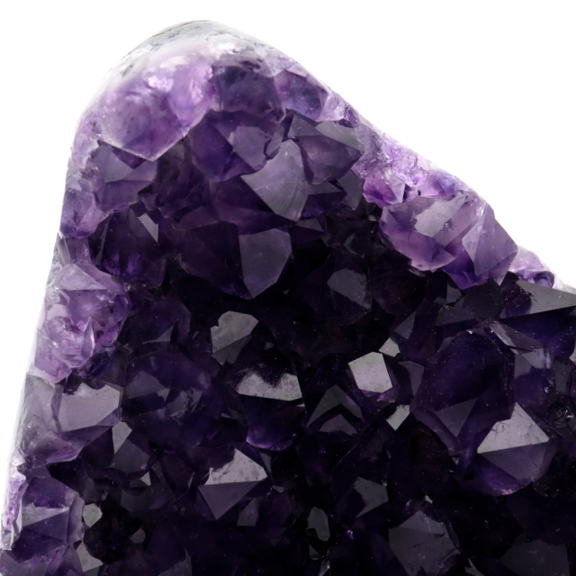 アメジスト クラスター 側面磨き エクストラ グレード EX ドゥルーザ 紫水晶 置き物 原石 ウルグアイ産 天然石 1点物 60月 誕生石