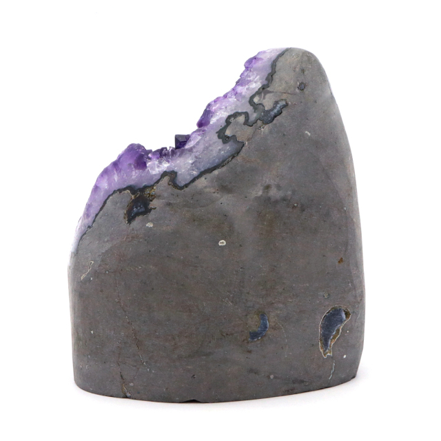 アメジスト クラスター 側面磨き エクストラ グレード EX ドゥルーザ 紫水晶 置き物 原石 ウルグアイ産 天然石 1点物 25月 誕生石