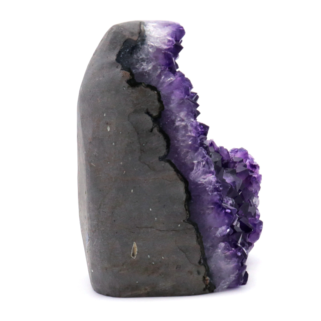 アメジスト クラスター 側面磨き エクストラ グレード EX ドゥルーザ 紫水晶 置き物 原石 ウルグアイ産 天然石 1点物 36月 誕生石