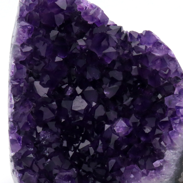 アメジスト クラスター 側面磨き エクストラ グレード EX ドゥルーザ 紫水晶 置き物 原石 ウルグアイ産 天然石 1点物 16月 誕生石